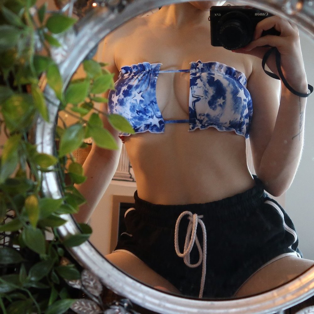 Stars and Stripes American Flag Bikini (NWOT)